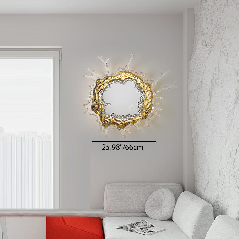 Stainless Steel Acrylic Water Wall Lamp