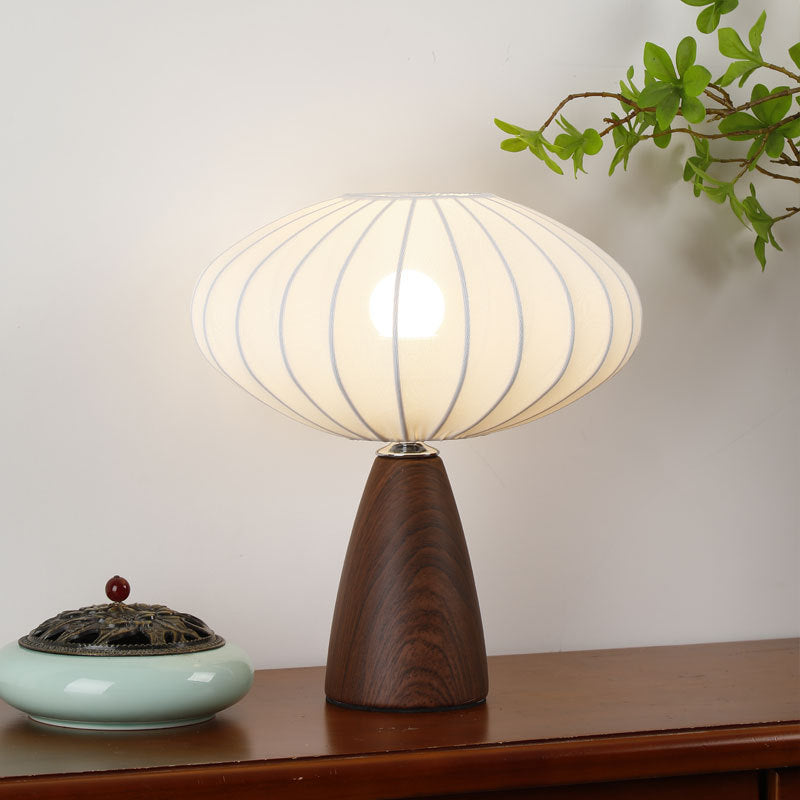 Ceramic Stretch Fabric Bud Table Lamp