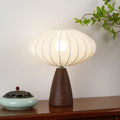 Ceramic Stretch Fabric Bud Table Lamp