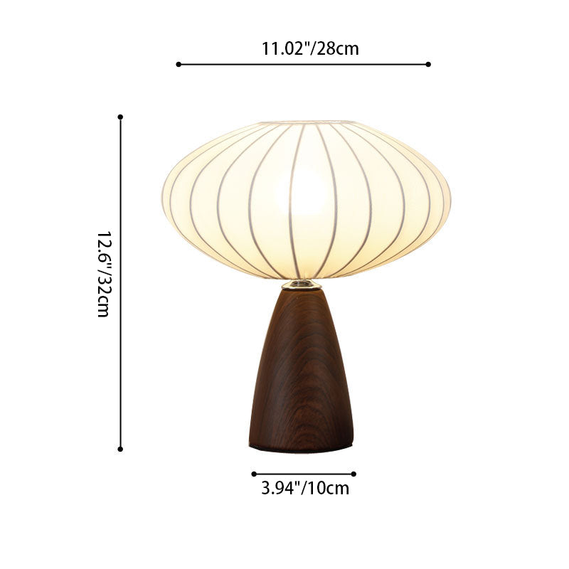 Ceramic Stretch Fabric Bud Table Lamp