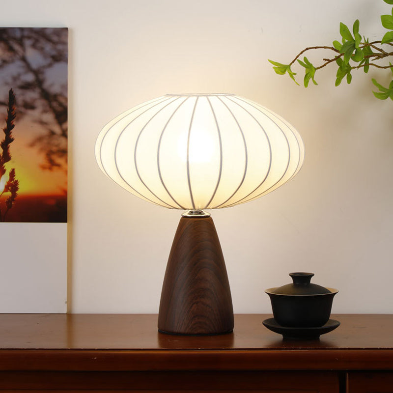 Ceramic Stretch Fabric Bud Table Lamp