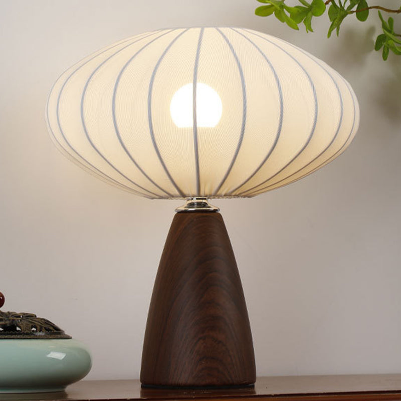 Ceramic Stretch Fabric Bud Table Lamp
