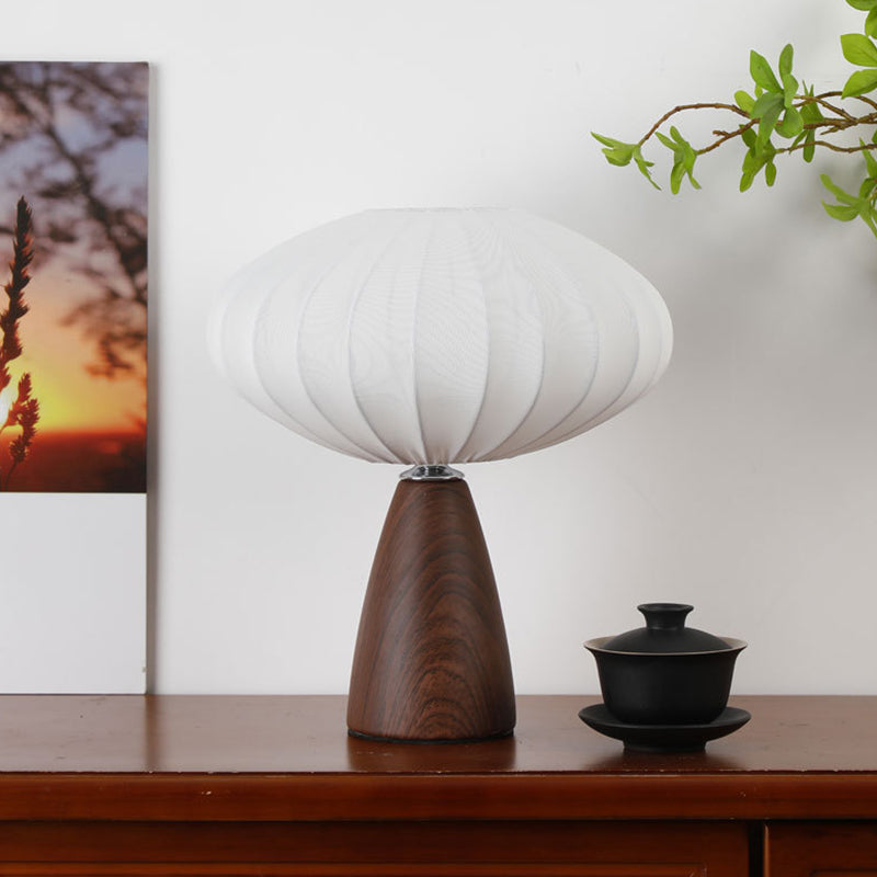 Ceramic Stretch Fabric Bud Table Lamp