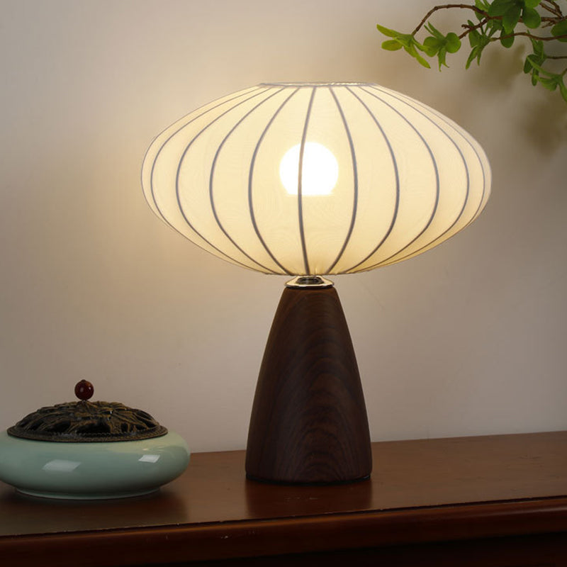 Ceramic Stretch Fabric Bud Table Lamp
