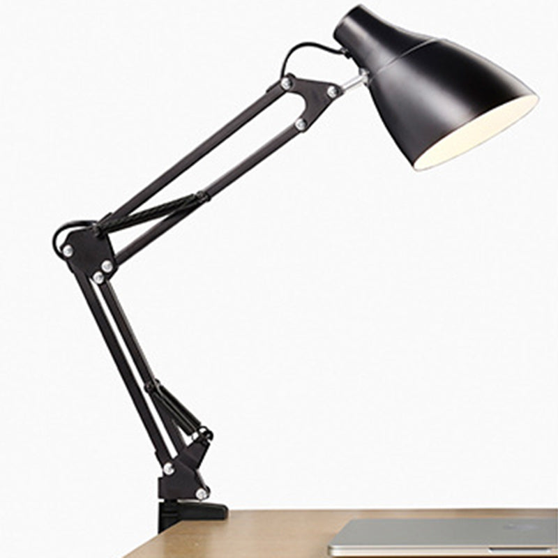 Foldable Bevel Round Iron Table Lamp
