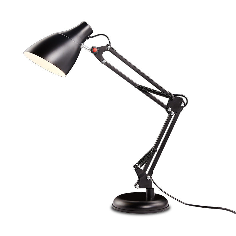 Foldable Bevel Round Iron Table Lamp