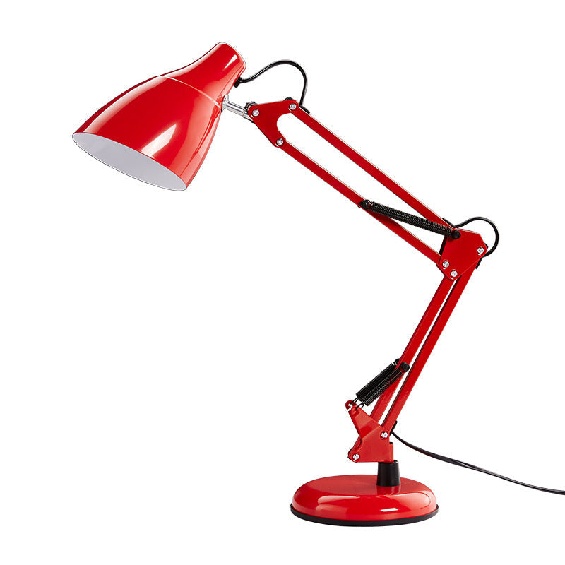 Foldable Bevel Round Iron Table Lamp