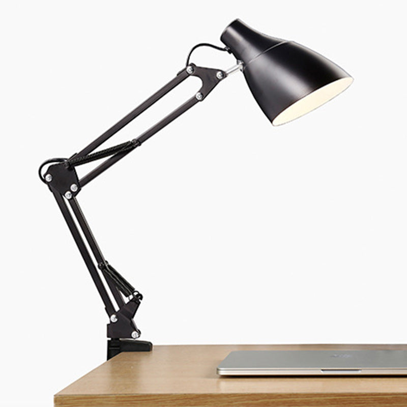 Foldable Bevel Round Iron Table Lamp