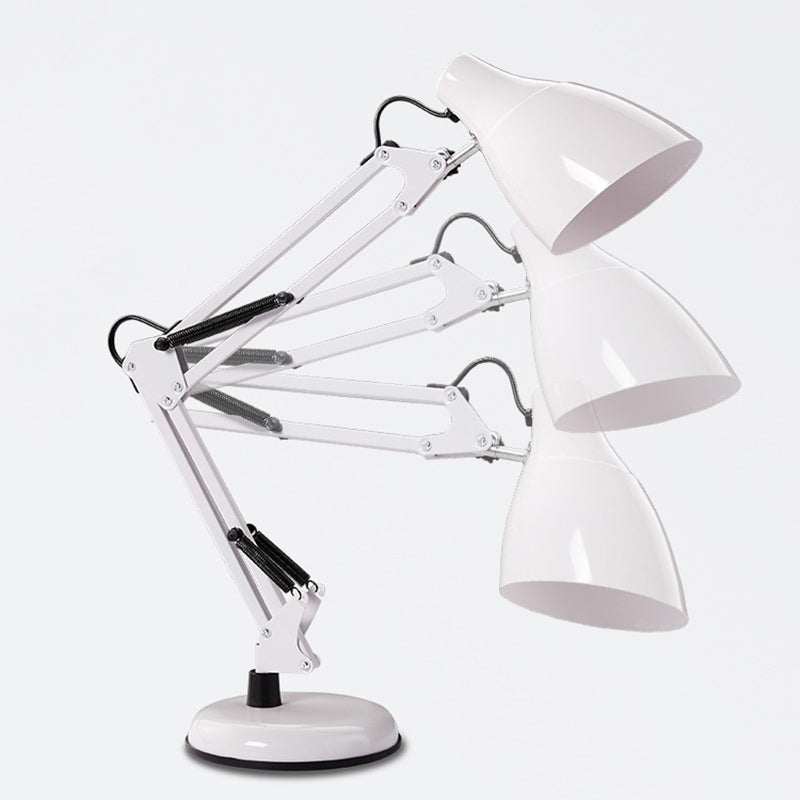 Foldable Bevel Round Iron Table Lamp