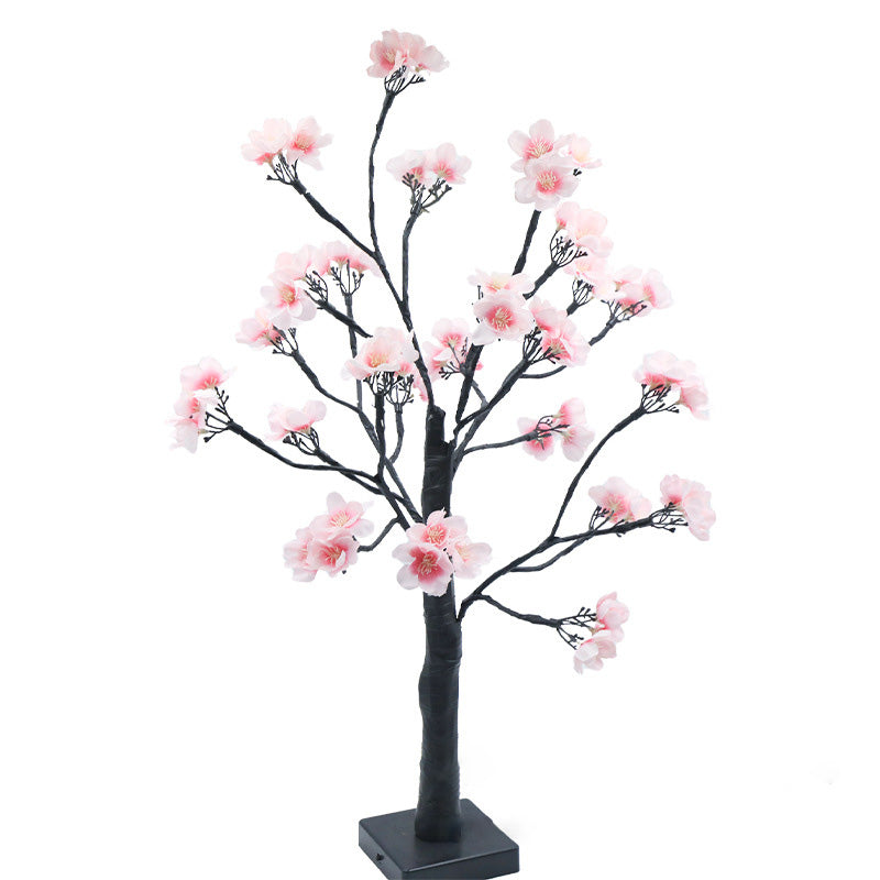 Simulation Flower Tree Shape Table Lamp