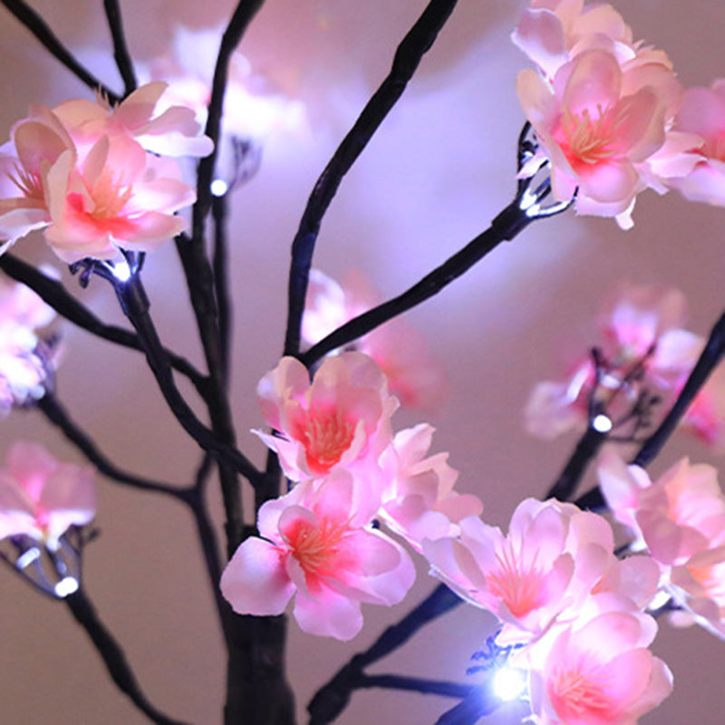 Simulation Flower Tree Shape Table Lamp