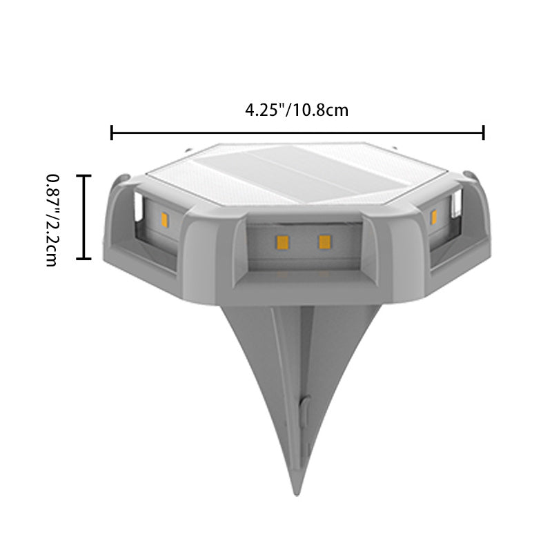 Square Aluminum PC Lawn Outdoor Light