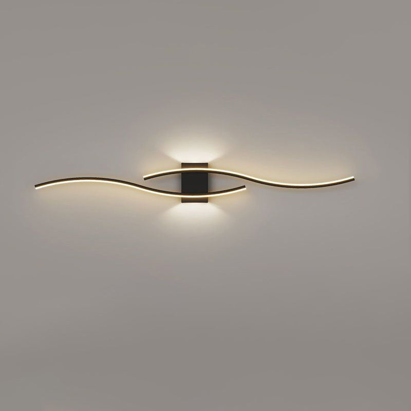 Geometric Long Strip Iron Wall Lamp