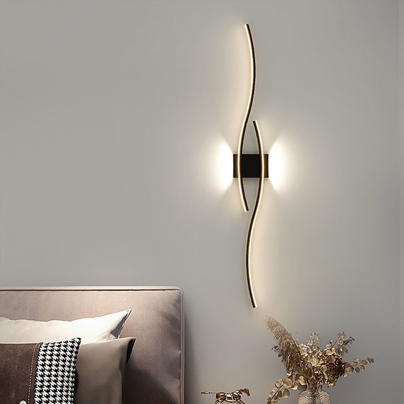 Geometric Long Strip Iron Wall Lamp