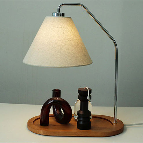 Umbrella Round Pleated Fabric Table Lamp