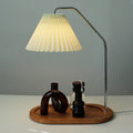 Umbrella Round Pleated Fabric Table Lamp