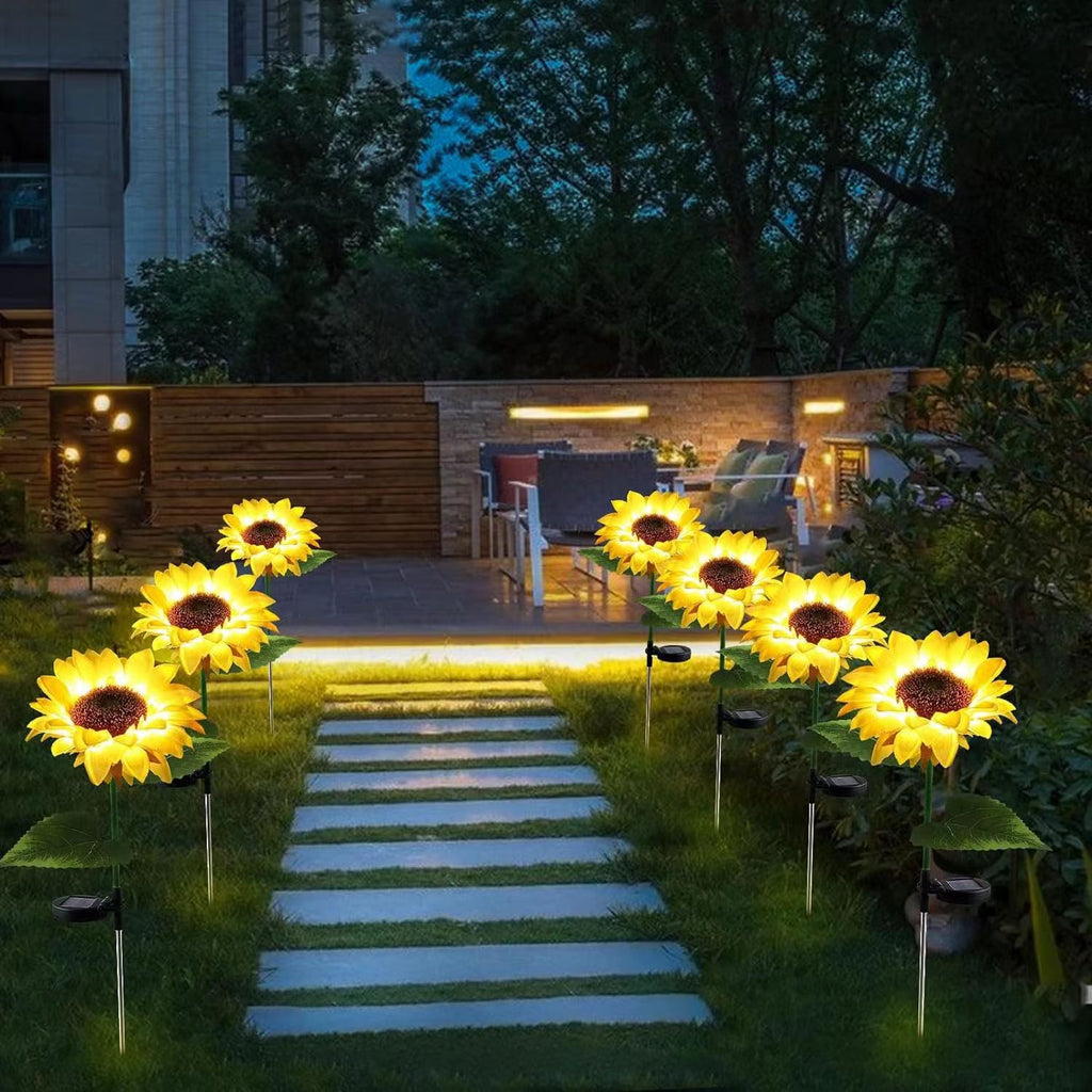 Artificial Flower Lawn Insert Outdoor Light