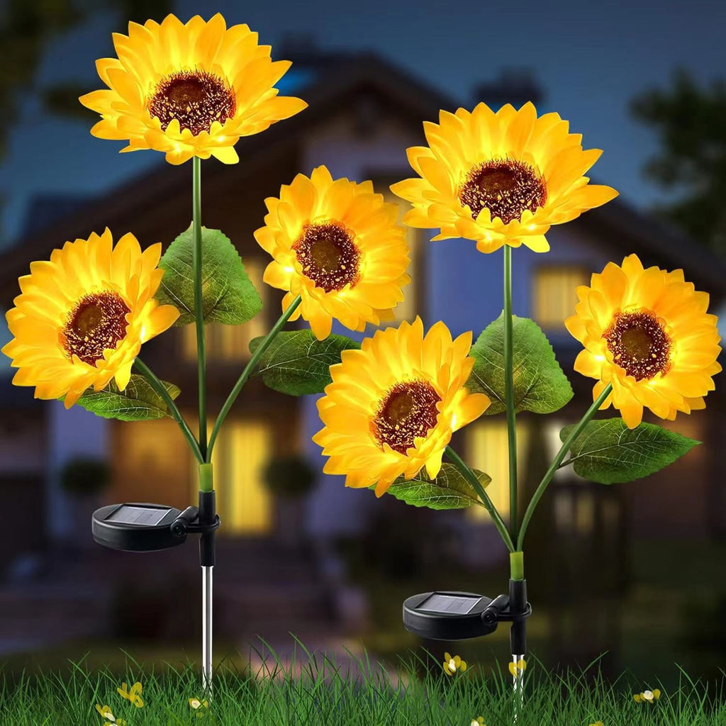 Artificial Flower Lawn Insert Outdoor Light
