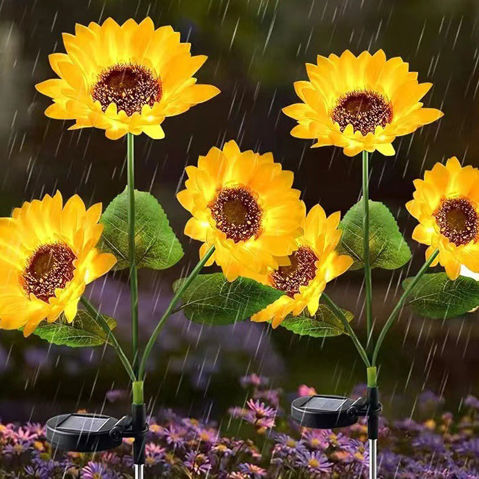 Artificial Flower Lawn Insert Outdoor Light
