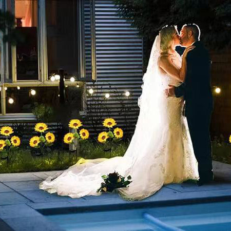 Artificial Flower Lawn Insert Outdoor Light