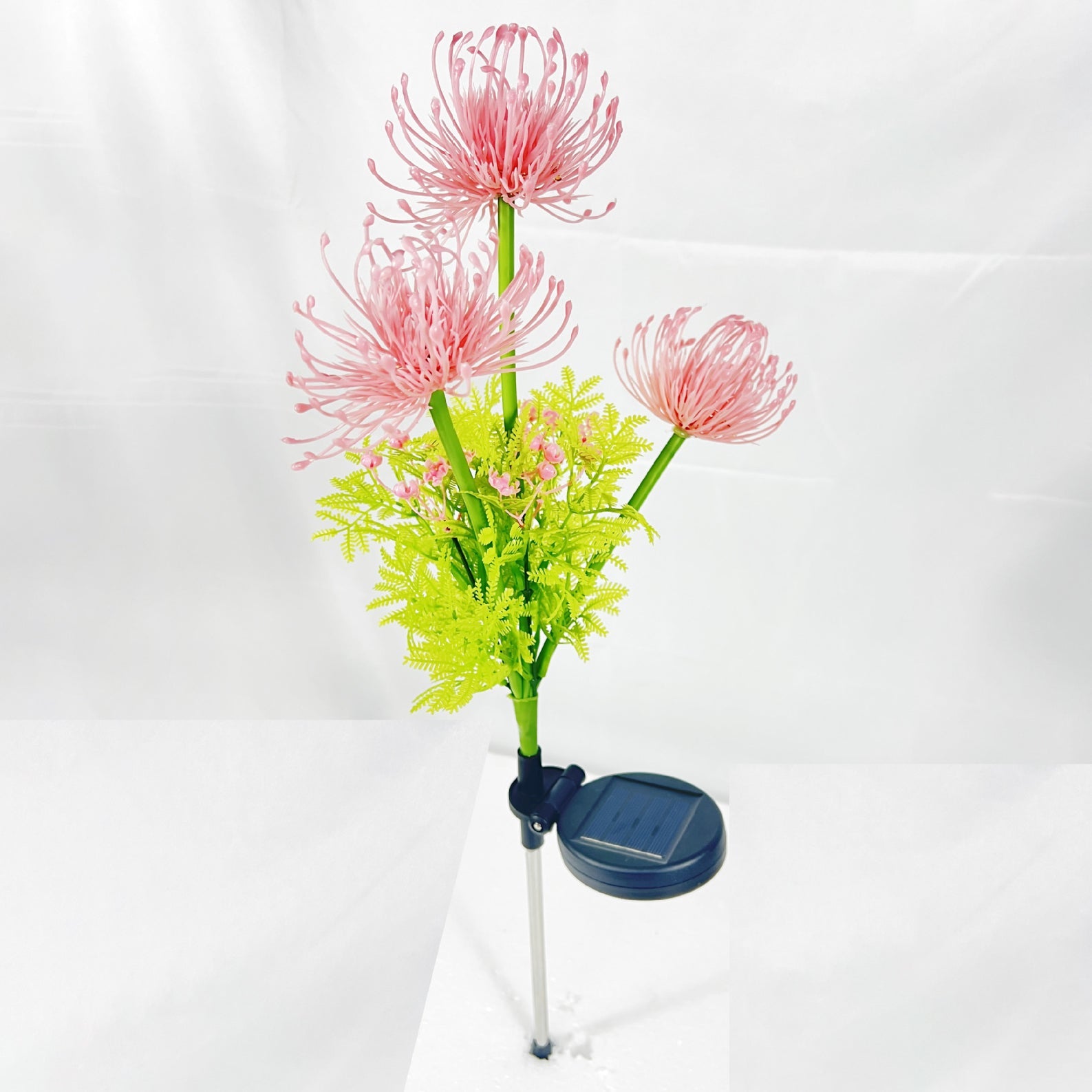 Artificial PVC Flower Lawn Outdoor Light