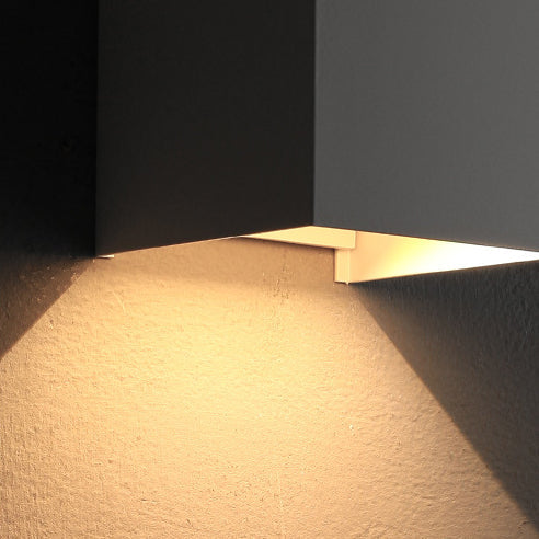 Cube Up Down Aluminum Wall Lamp