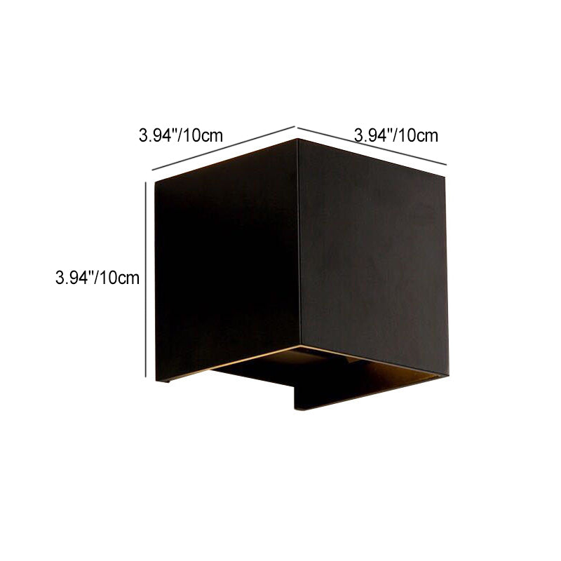 Cube Up Down Aluminum Wall Lamp