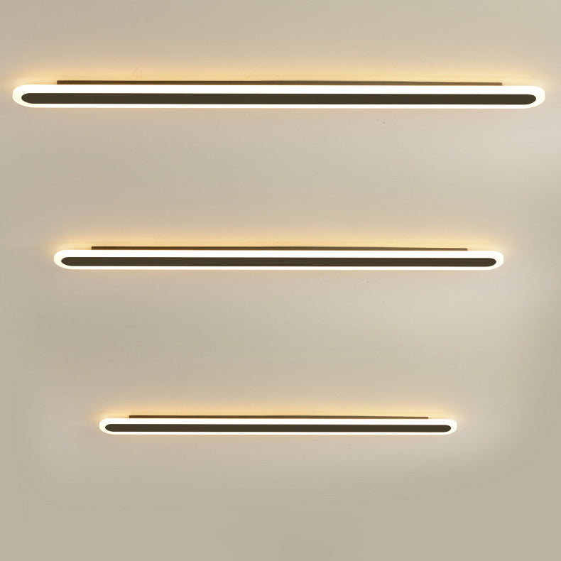 Rectangle Long Line Iron Wall Lamp