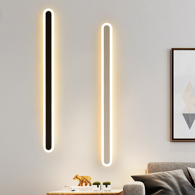 Rectangle Long Line Iron Wall Lamp
