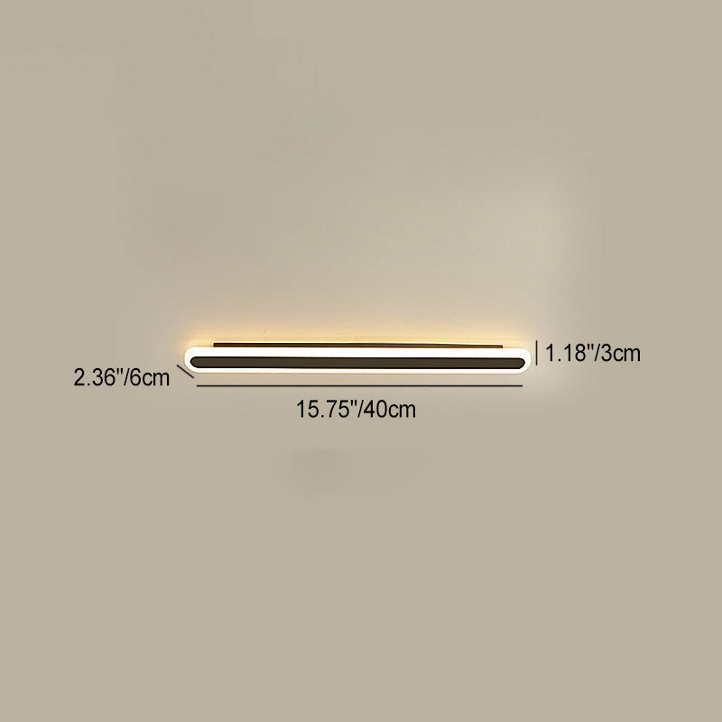 Rectangle Long Line Iron Wall Lamp