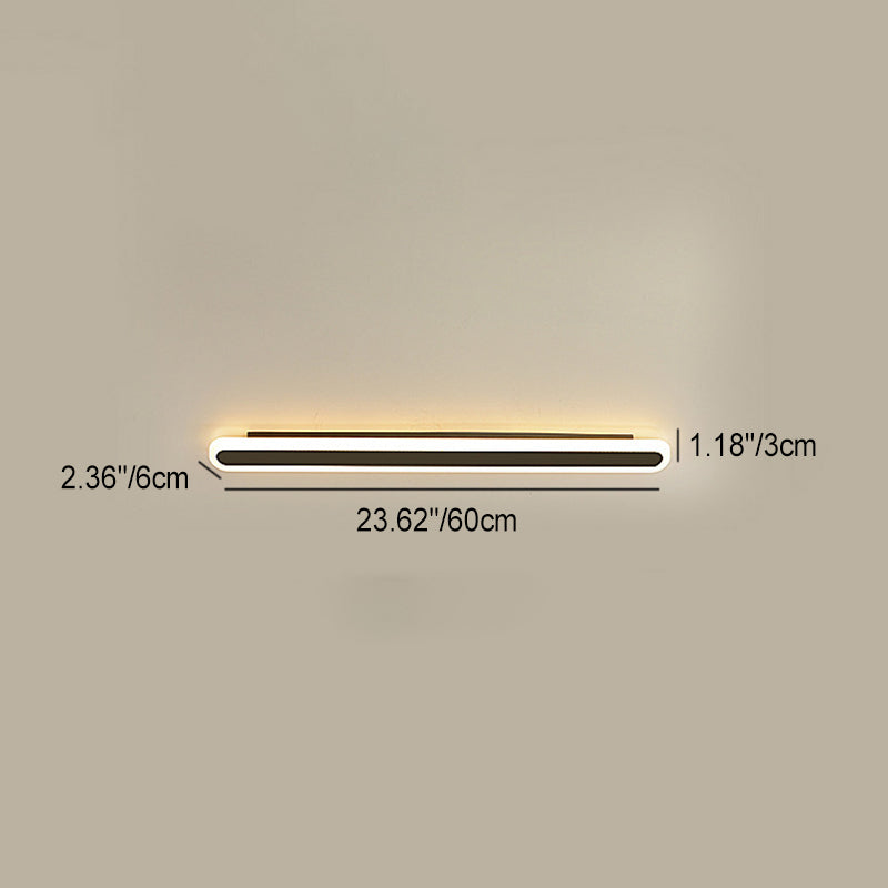 Rectangle Long Line Iron Wall Lamp