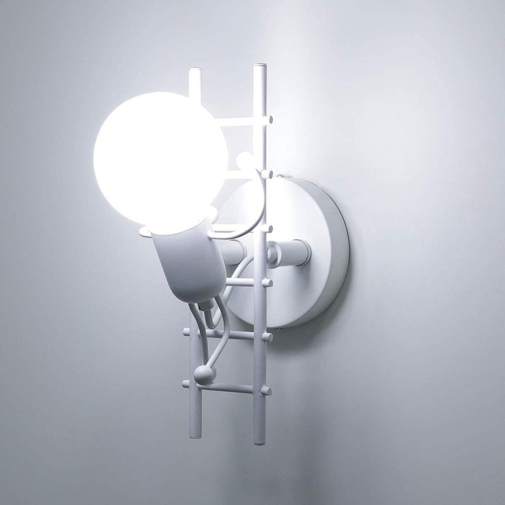 Humanoid Ladder Iron Living Wall Lamp