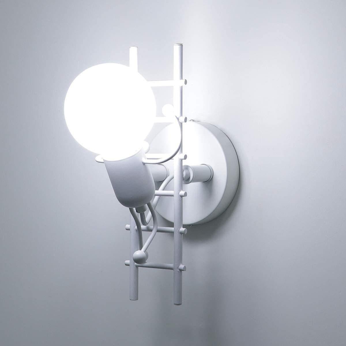 Humanoid Ladder Iron Living Wall Lamp