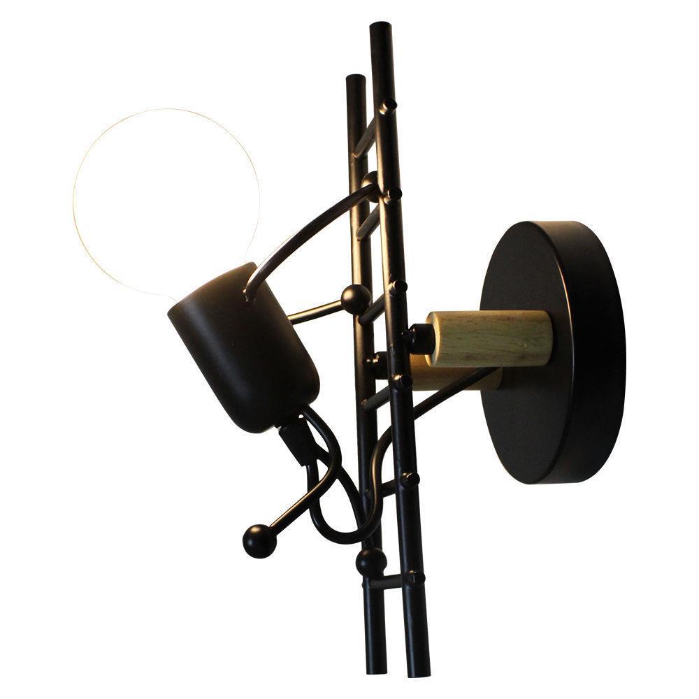 Humanoid Ladder Iron Living Wall Lamp