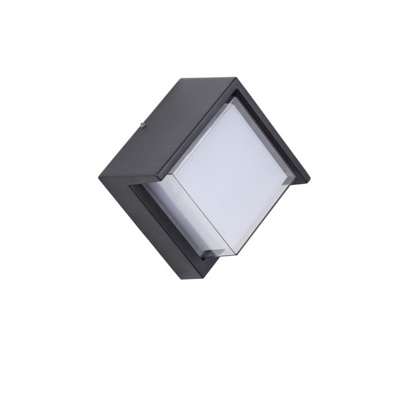 Round Square Plastic Acrylic Outdoor Light