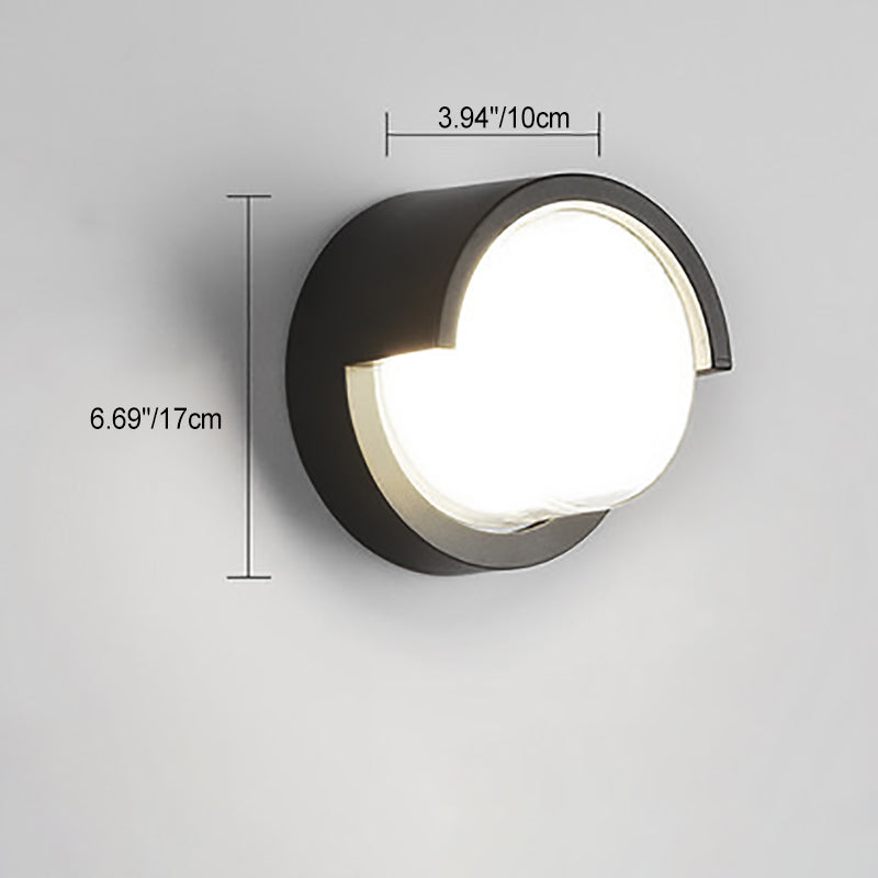 Round Square Plastic Acrylic Outdoor Light