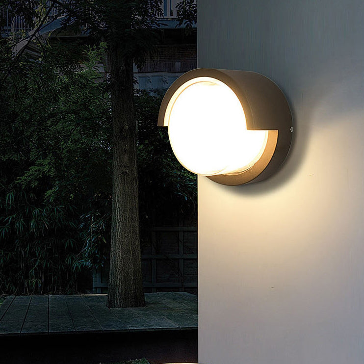 Round Square Plastic Acrylic Outdoor Light