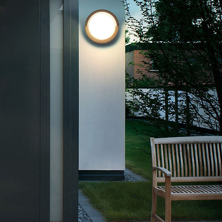 Round Square Plastic Acrylic Outdoor Light