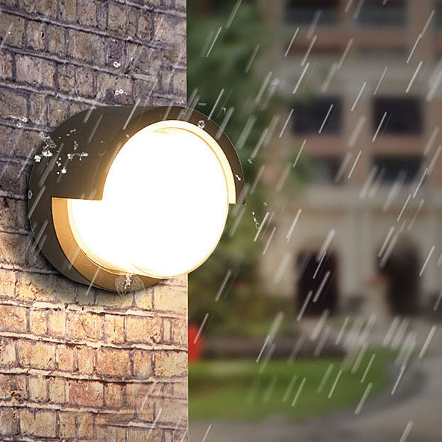 Round Square Plastic Acrylic Outdoor Light