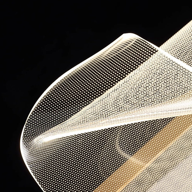 Irregular Transparent Aluminum Acrylic Table Lamp