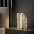 Irregular Transparent Aluminum Acrylic Table Lamp