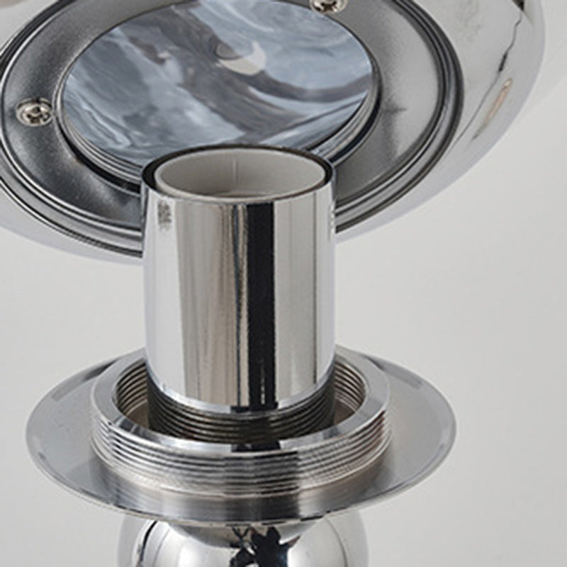Beaded Column Aluminum Acrylic Table Lamp