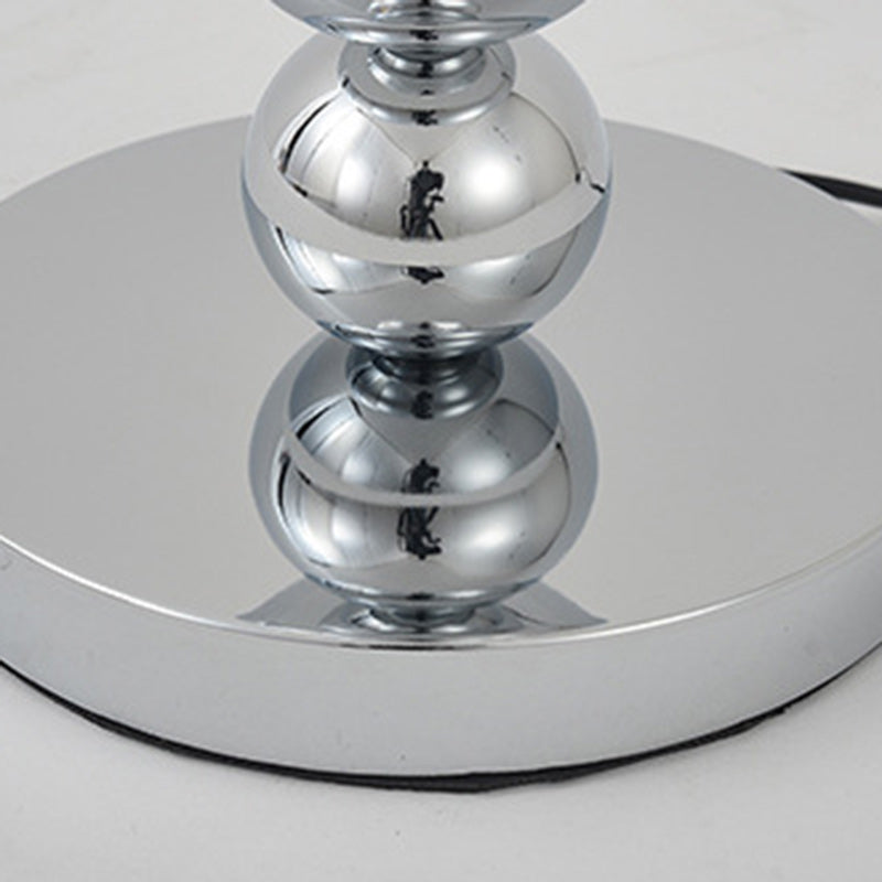 Beaded Column Aluminum Acrylic Table Lamp