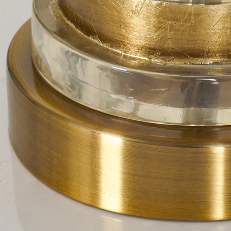 Stacked Column Shape Hardware Table Lamp
