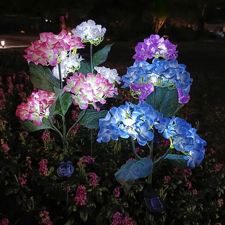 Cloth Artificial Flower Lawn Outdoor Light