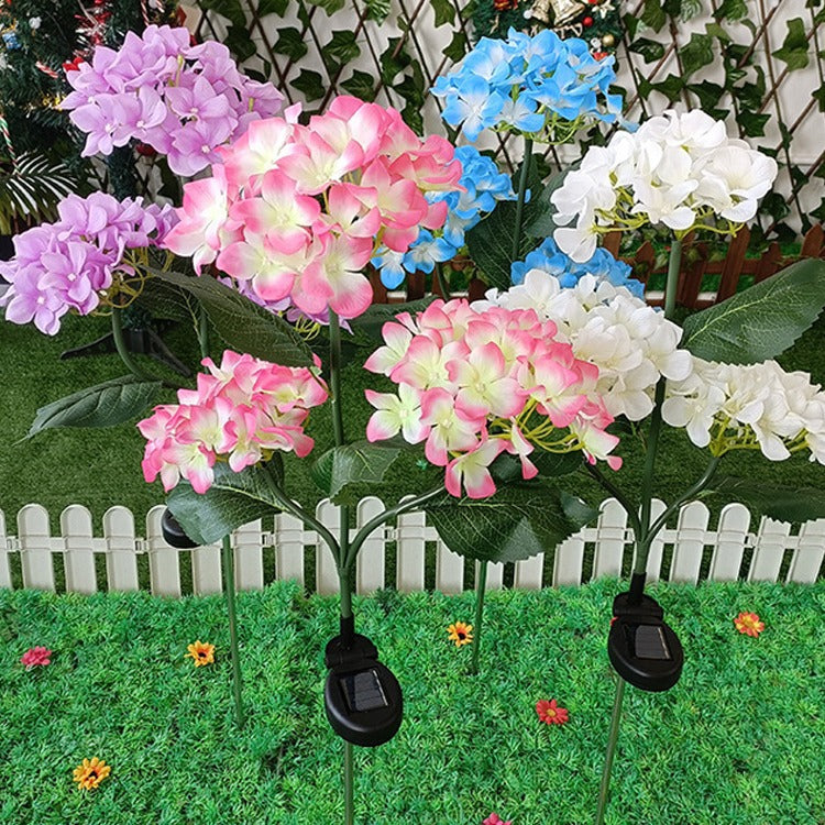 Cloth Artificial Flower Lawn Outdoor Light