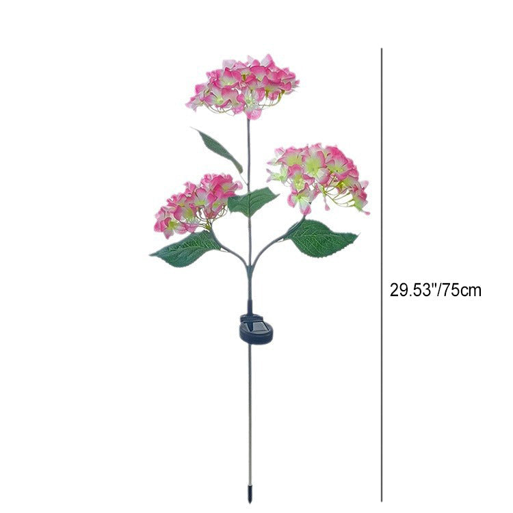 Cloth Artificial Flower Lawn Outdoor Light