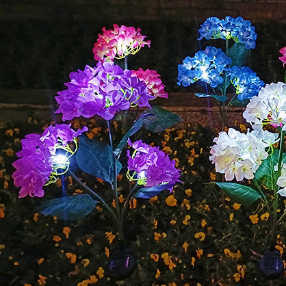Cloth Artificial Flower Lawn Outdoor Light