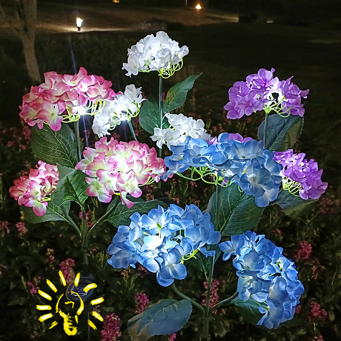 Cloth Artificial Flower Lawn Outdoor Light
