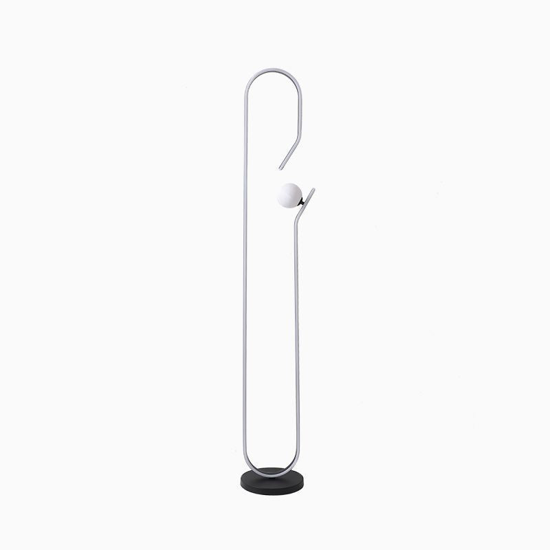 Decorative Curved Line Iron Floor Lamp